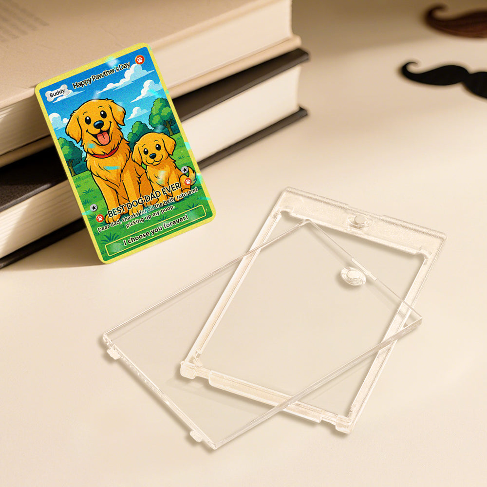 Personalised Pet Photo Trading Card | Custom Pet Keepsake Gift