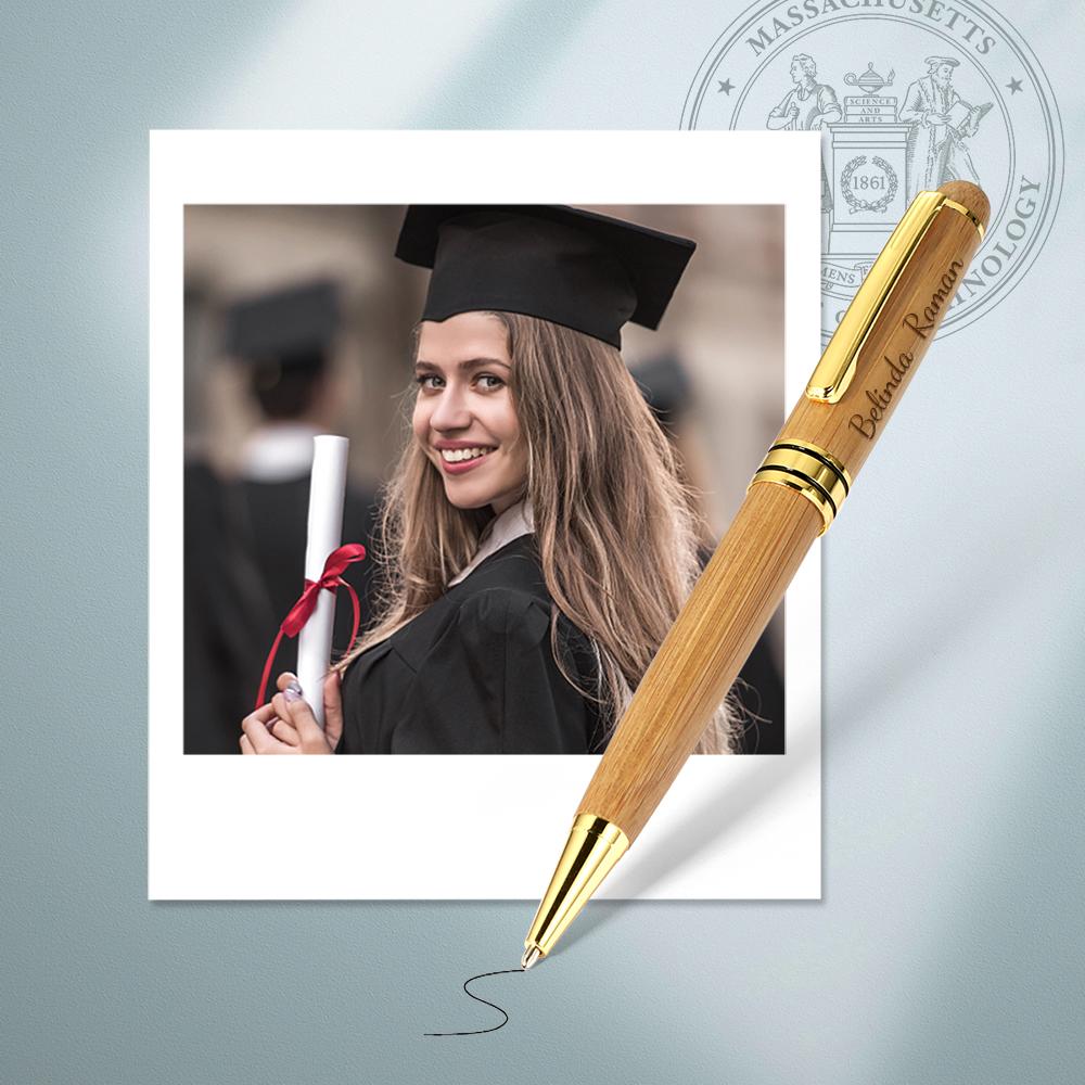 Personalised Engraved Pen & Wooden Gift Box Set | Luxury Keepsake Pen for Him or Her | Class of 2026