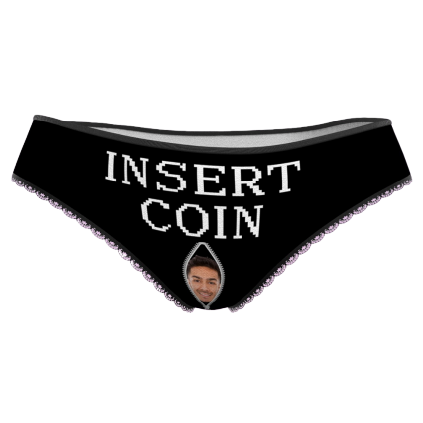 Custom Face Panties INSERT COIN – Upload Your Image