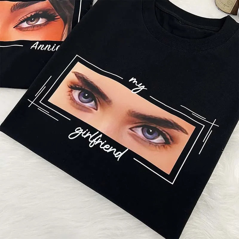 Custom Eyes T-Shirt – Personalised Eye Artwork Tee