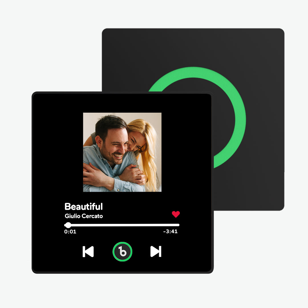 Custom Photo Music Acrylic Fridge Magnet –  Couple Song Keepsake