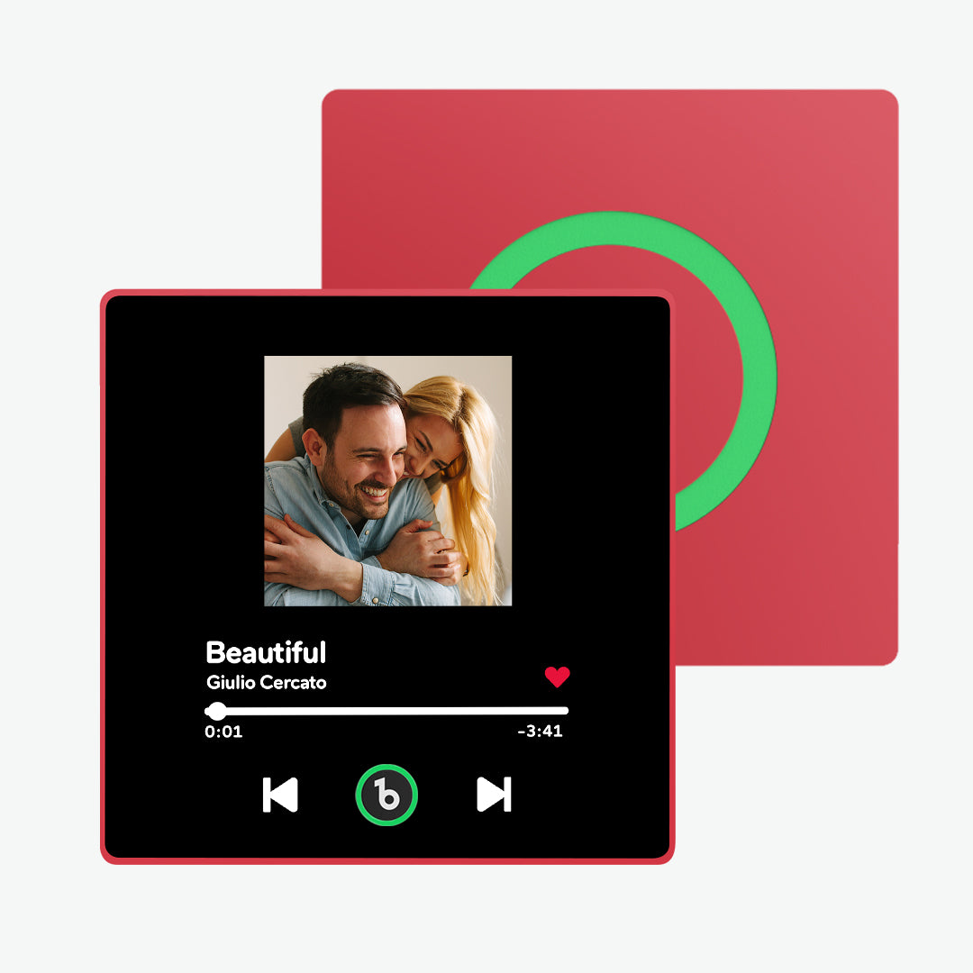 Custom Photo Music Acrylic Fridge Magnet –  Couple Song Keepsake