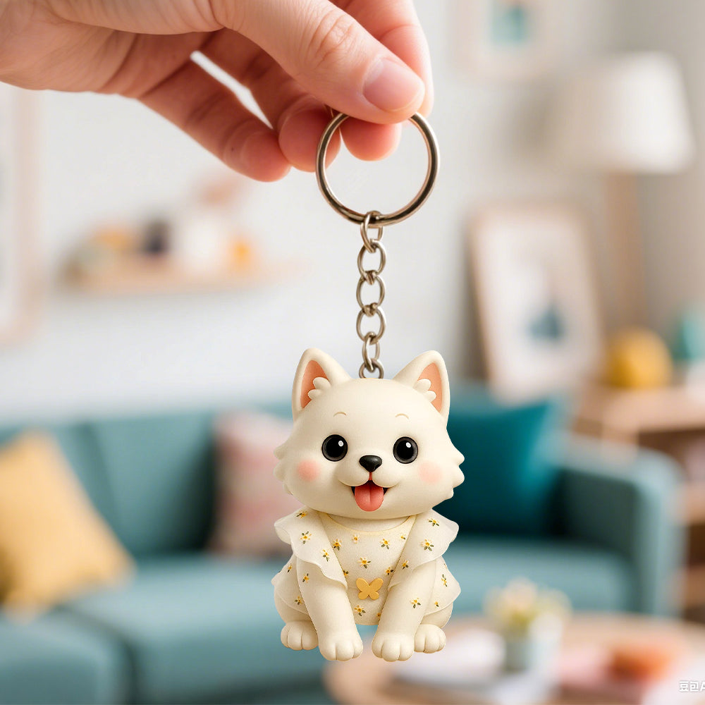 Custom 3D Mini Figure Keychain | Personalised Cute Character Keepsake | Photo to Figurine Gift