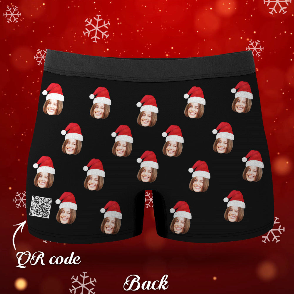 Personalised Christmas Face Boxers – Upload Your Photo