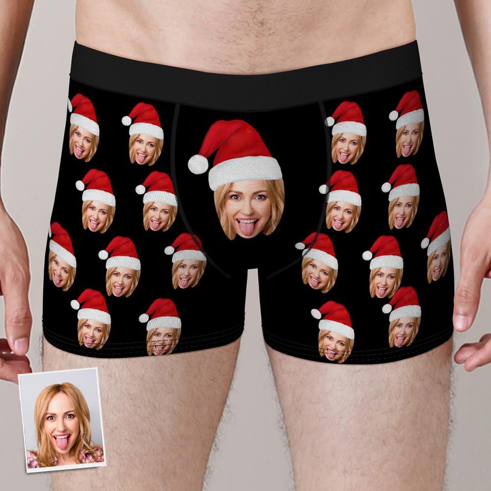 Personalised Christmas Face Boxers – Upload Your Photo