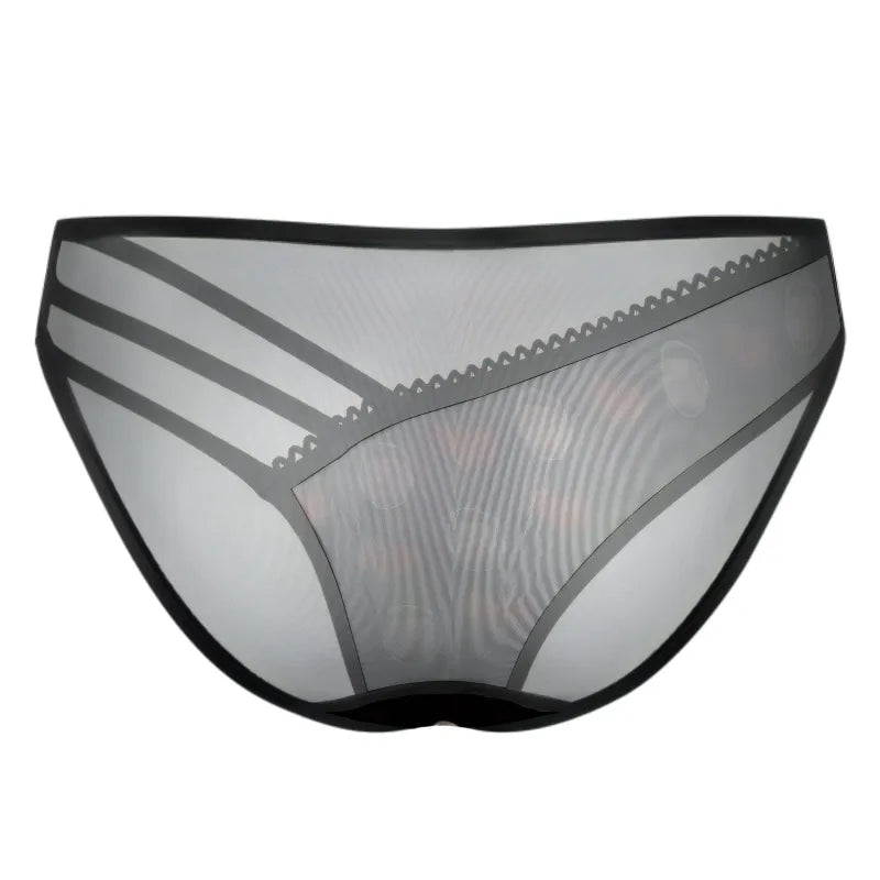 Custom Photo Mesh Underwear with Hearts Panties - Upload Any Photo