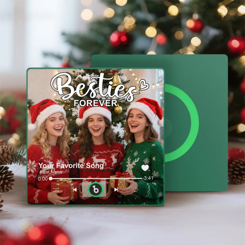 Personalised Photo & Song Fridge Magnet