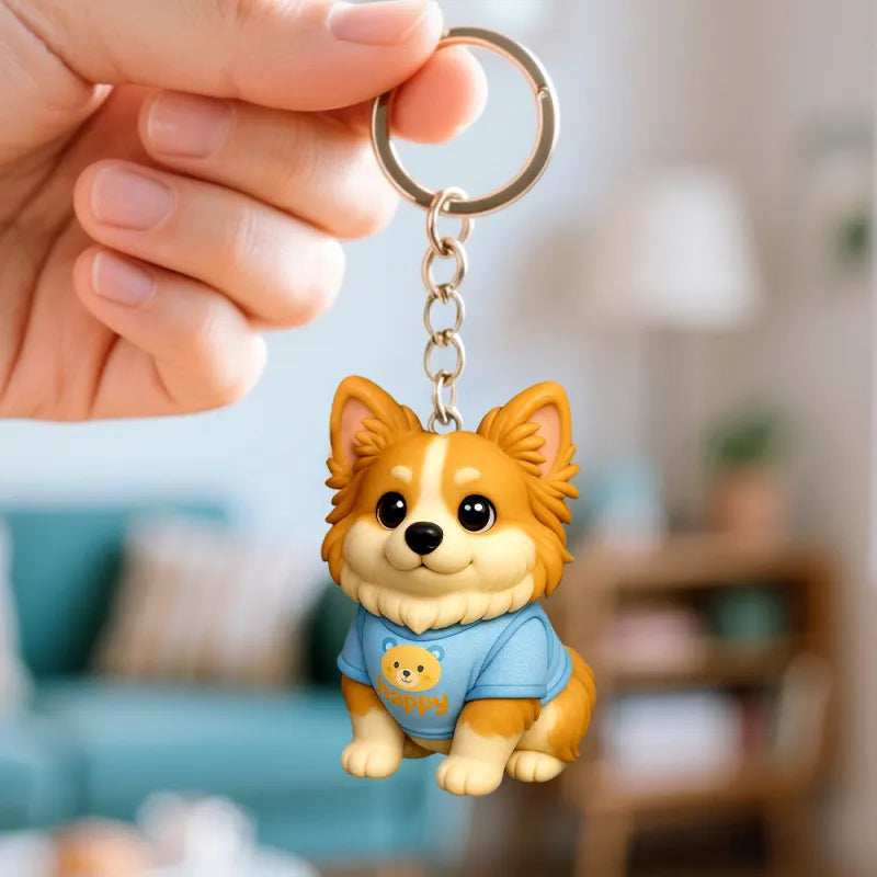 Custom 3D Mini Figure Keychain | Personalised Cute Character Keepsake | Photo to Figurine Gift