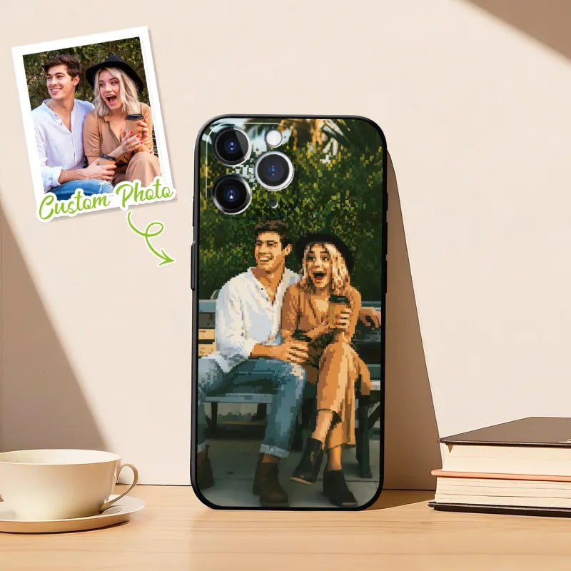 Custom Anime-Style iPhone Case | Personalised Photo Cartoon Case