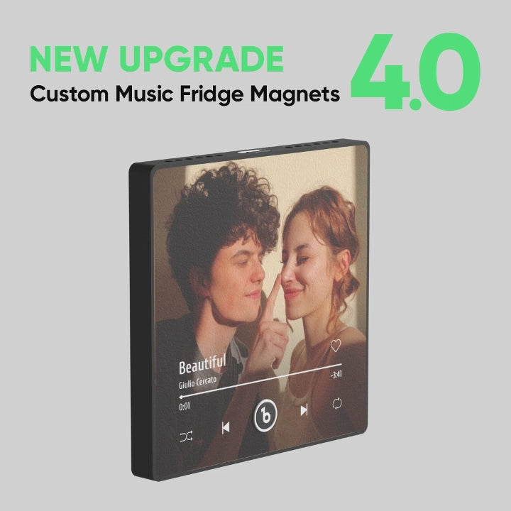Custom Music And Photo Fridge Magnet Christmas Tree Fridge Magnet for Christmas Gifts